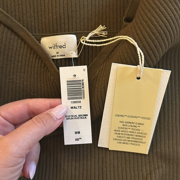 NWT Aritzia Wilfred Midi Dress - Picture 3 of 6